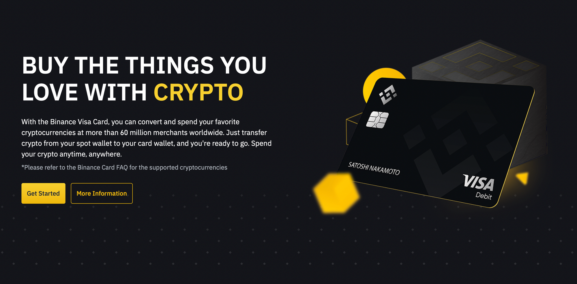 Binance Card is the new king of cryptocurrency cards